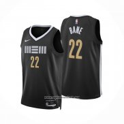 Camiseta Memphis Grizzlies Desmond Bane #22 Ciudad 2023-24 Negro