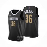 Camiseta Memphis Grizzlies Marcus Smart #36 Ciudad 2023-24 Negro