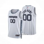 Camiseta Memphis Grizzlies Personalizada Ciudad 2025-26 Blanco