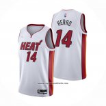 Camiseta Miami Heat Tyler Herro #14 Association 2021-22 Blanco