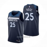 Camiseta Minnesota Timberwolves Derrick Rose #25 Icon Azul