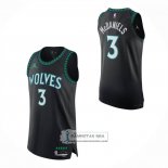 Camiseta Minnesota Timberwolves Jaden McDaniels NO 3 Statement Authentic 2026-27 Negro