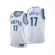 Camiseta Minnesota Timberwolves Vit Krejci #17 Classic 2023-24 Blanco