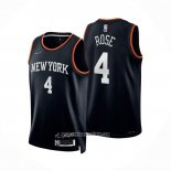 Camiseta New York Knicks Derrick Rose #4 Select Series Negro