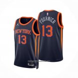 Camiseta New York Knicks Evan Fournier #13 Statement 2022-23 Negro