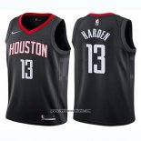 Camiseta Nino Houston Rockets James Harden #13 Statement 2017-18 Negro