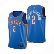 Camiseta Oklahoma City Thunder Shai Gilgeous-Alexander #2 Icon 2020-21 Azul