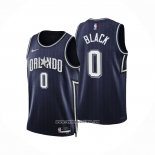 Camiseta Orlando Magic Anthony Black #0 Ciudad 2023-24 Azul