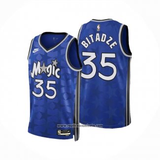 Camiseta Orlando Magic Goga Bitadze #35 Classic 2023-24 Azul