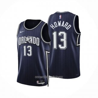 Camiseta Orlando Magic Jett Howard #13 Ciudad 2023-24 Azul