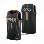 Camiseta Phoenix Suns Devin Booker #1 Statement Negro