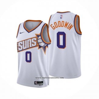 Camiseta Phoenix Suns Jordan Goodwin #0 Association 2023-24 Blanco