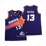 Camiseta Phoenix Suns Steve Nash #13 Retro Violeta