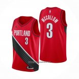 Camiseta Portland Trail Blazers C.j. McCollum #3 Statement 2020-21 Rojo