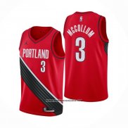 Camiseta Portland Trail Blazers C.j. McCollum #3 Statement 2020-21 Rojo