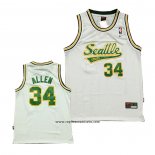 Camiseta Seattle SuperSonics Ray Allen #34 Historic Blanco