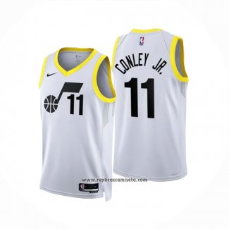 Camiseta Utah Jazz Mike Conley Jr. #11 Association 2022-23 Blanco