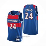 Camiseta Washington Wizards Corey Kispert #24 Ciudad 2021-22 Azul