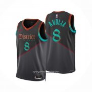 Camiseta Washington Wizards Deni Avdija #8 Ciudad 2023-24 Negro