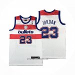 Camiseta Washington Wizards Michael Jordan #23 Retro Blanco2