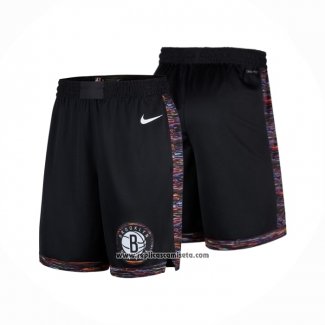 Pantalone Brooklyn Nets Ciudad 2025-26 Negro