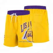 Pantalone Los Angeles Lakers Big Logo Just Don Amarillo