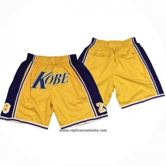 Pantalone Los Angeles Lakers Kobe Bryant Just Don Amarillo