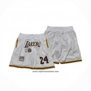 Pantalone Los Angeles Lakers Mitchell & Ness Hardwood Classics Blanco