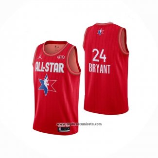 Camiseta All Star 2020 Los Angeles Lakers Kobe Bryant #24 Rojo