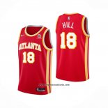 Camiseta Atlanta Hawks Solomon Hill #18 Icon 2020-21 Rojo