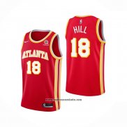 Camiseta Atlanta Hawks Solomon Hill #18 Icon 2020-21 Rojo