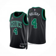 Camiseta Boston Celtics Jrue Holiday #4 Statement 2022-23 Negro