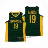 Camiseta Brasil Leandro Barbosa #19 2019 FIBA Baketball World Cup Verde