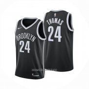 Camiseta Brooklyn Nets Cameron Thomas NO 24 Icon 2024-25 Negro