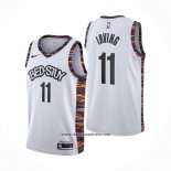 Camiseta Brooklyn Nets Kyrie Irving #11 Ciudad 2019-20 Blanco