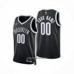 Camiseta Brooklyn Nets Personalizada Icon 2024-25 Negro