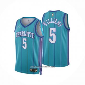 Camiseta Charlotte Hornets Mark Williams #5 Classic 2023-24 Verde