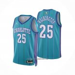 Camiseta Charlotte Hornets P. J. Washington #25 Ciudad 2021-22 Azul