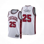 Camiseta Chicago Bulls Dalen Terry #25 Ciudad 2022-23 Blanco