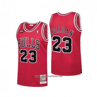 Camiseta Chicago Bulls Michael Jordan #23 1997-98 NBA Finals Mitchell & Ness Rojo