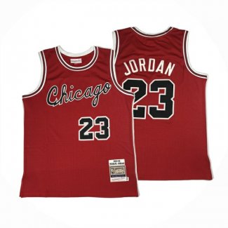 Camiseta Chicago Bulls Michael Jordan NO 23 Autentico 1984-85 Rojo