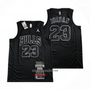 Camiseta Chicago Bulls Michael Jordan #23 MVP Negro