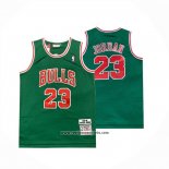 Camiseta Chicago Bulls Michael Jordan NO 23 Mitchell & Ness 1997-98 Verde
