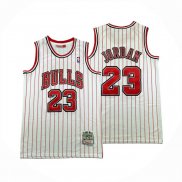 Camiseta Chicago Bulls Michael Jordan NO 23 Reload Mitchell & Ness 1997-98 Blanco