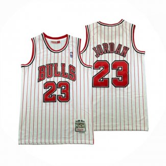 Camiseta Chicago Bulls Michael Jordan NO 23 Reload Mitchell & Ness 1997-98 Blanco