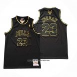 Camiseta Chicago Bulls Michael Jordan #23 Retro 1997-98 Negro