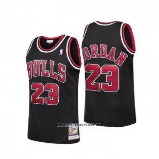 Camiseta Chicago Bulls Michael Jordan #23 Retro Negro