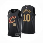 Camiseta Cleveland Cavaliers Darius Garland NO 10 Statement 2024-25 Negro