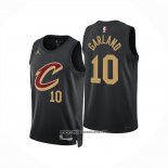 Camiseta Cleveland Cavaliers Darius Garland NO 10 Statement 2024-25 Negro