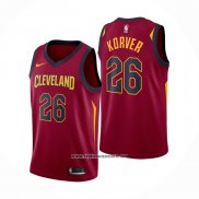 Camiseta Cleveland Cavaliers Kyle Korver #26 Icon Rojo